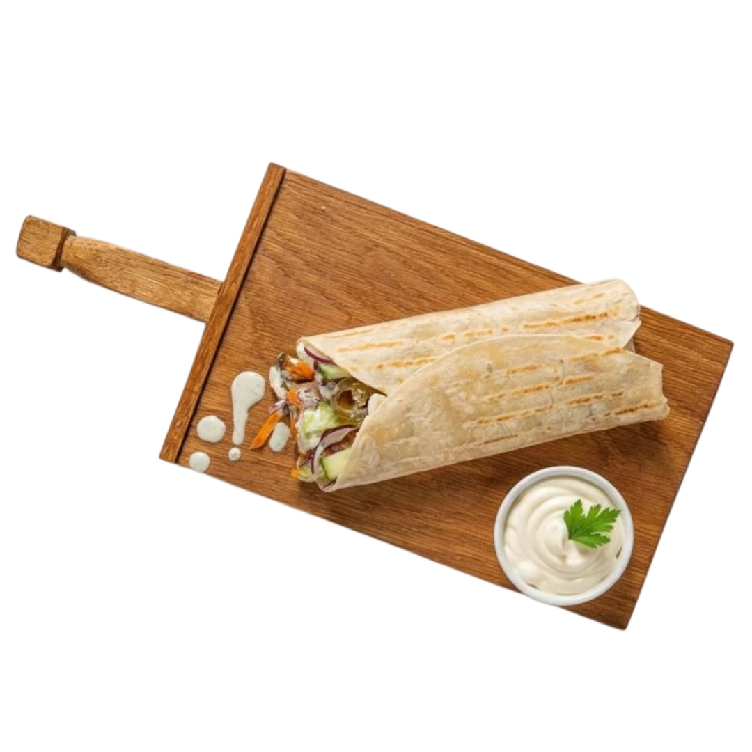 kebab plate (4) Klasiskais Stambulas Lavašs - Görsel 1