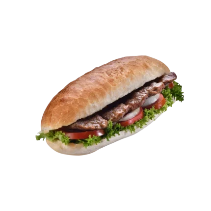 Turkish Kofte In Bread